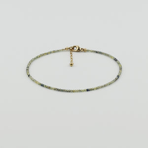 Green Sapphire Anklet